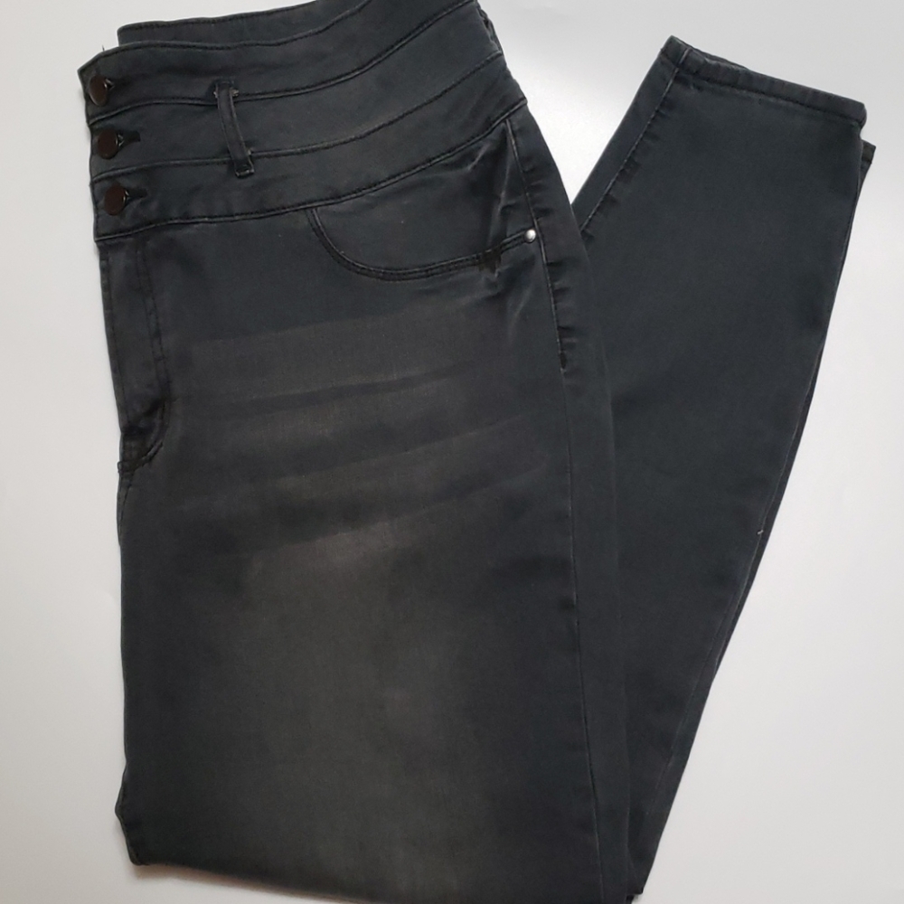 Charlotte Russe Refuge Hi-Waist Skinny Jeans (18)